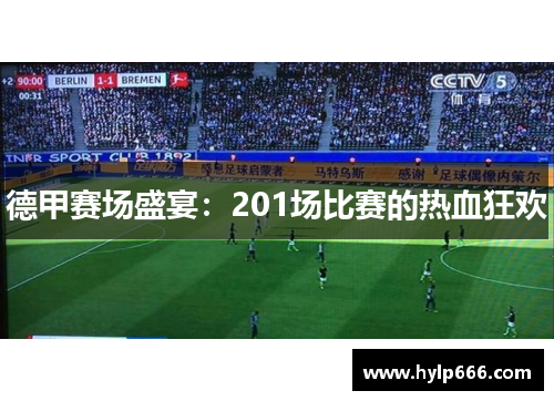 德甲赛场盛宴：201场比赛的热血狂欢